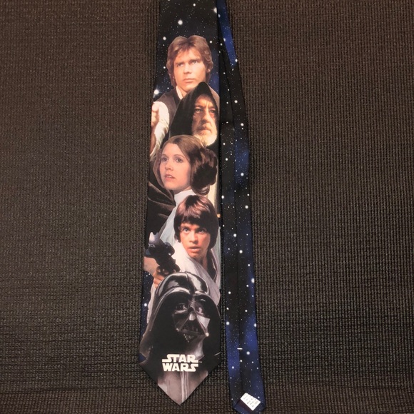 Star Wars Other - Star Wars, Mens Dress tie. Black/Navy blue color way.